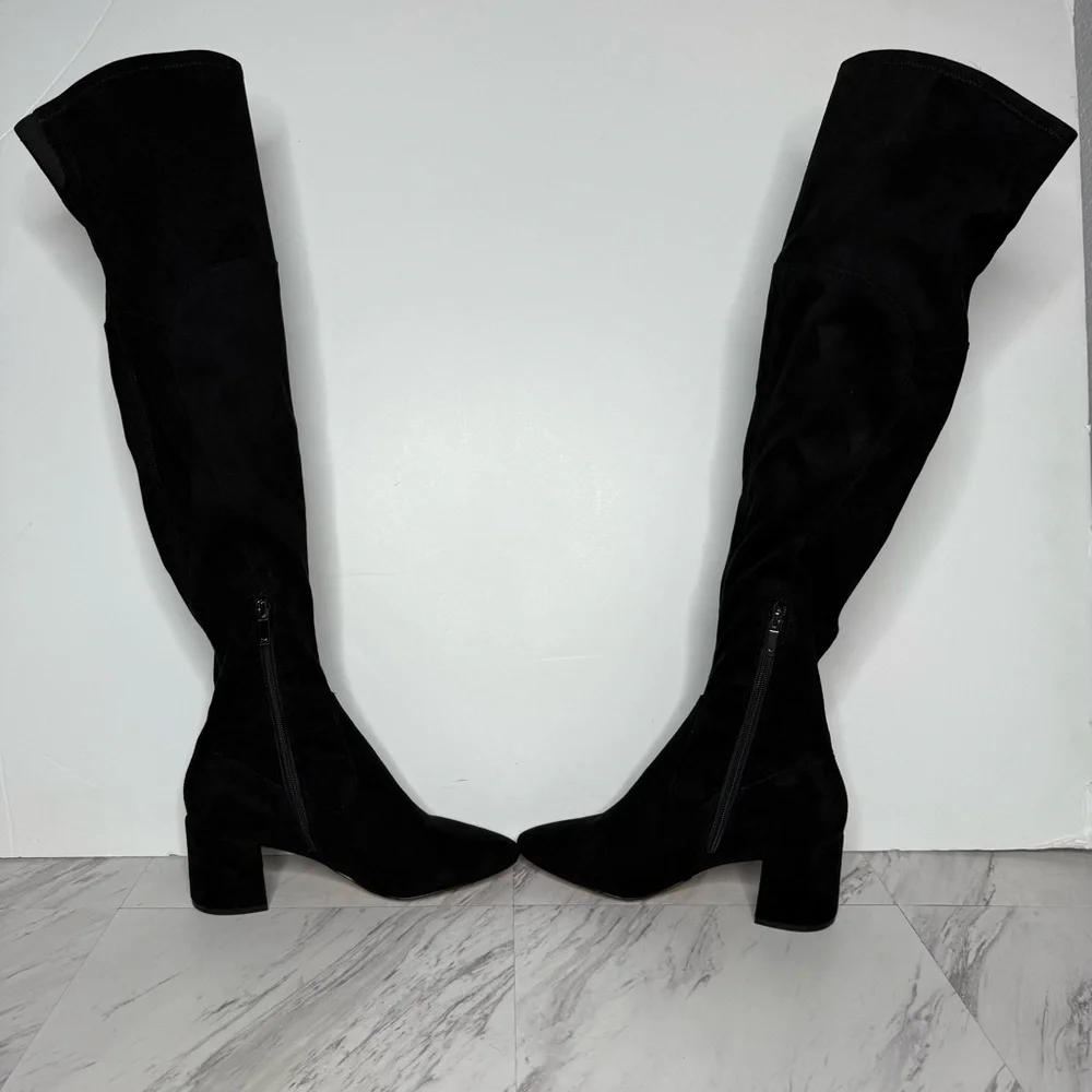 Marc Fisher Jayne Black Over The Knee Boot 9M